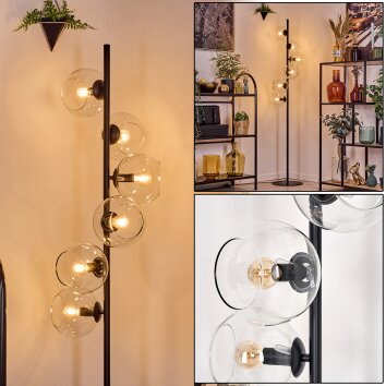 Koyoto Lampadaire 31 cm Clair, 6 lumières