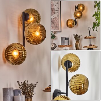 Koyoto Boule lumineuse, Applique murale Or, 3 lumières Koyoto Boule lumineuse, Applique murale Or, 3 lumières