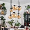 Gastor Suspension, Boule lumineuse, Suspension Ambre, 6 lumières