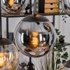 Gastor Suspension, Boule lumineuse, Suspension Ambre, Fumé, 6 lumières