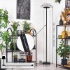 Byrum Lampadaire LED Noir, 1 lumière, Changeur de couleurs