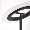 Byrum Lampadaire LED Noir, 1 lumière, Changeur de couleurs