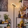 Byrum Lampadaire LED Noir, 1 lumière, Changeur de couleurs