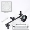 Koyoto Boule lumineuse, Applique murale Clair, 3 lumières