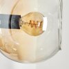 Koyoto Boule lumineuse, Applique murale Ambre, Clair, Fumé, 3 lumières