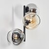 Koyoto Boule lumineuse, Applique murale Ambre, Clair, Fumé, 3 lumières