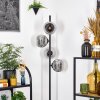 Ripoll Lampadaire Chrome, Fumé, 4 lumières