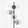 Ripoll Lampadaire Chrome, Fumé, 4 lumières