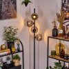 Ripoll Lampadaire Chrome, Fumé, 4 lumières