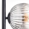 Ripoll Lampadaire Chrome, Clair, Fumé, 4 lumières