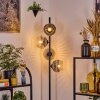 Ripoll Lampadaire Chrome, Clair, Fumé, 4 lumières