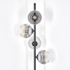 Ripoll Lampadaire Clair, Fumé, 4 lumières