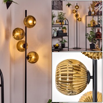 Ripoll Lampadaire Or, 4 lumières