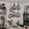 Gastor Suspension, Boule lumineuse, Suspension Fumé, 6 lumières