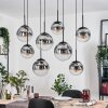 Gastor Suspension, Boule lumineuse, Suspension Clair, Fumé, 8 lumières