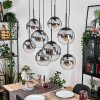Gastor Suspension, Boule lumineuse, Suspension Clair, Fumé, 8 lumières