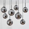 Gastor Suspension, Boule lumineuse, Suspension Fumé, 8 lumières