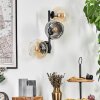 Koyoto Boule lumineuse, Applique murale Ambre, Clair, Fumé, 3 lumières