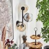 Koyoto Boule lumineuse, Applique murale Ambre, Clair, Fumé, 3 lumières