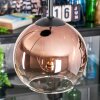 Koyoto Suspension, Boule lumineuse, Suspension grappe 30 cm Clair, Cuivré, 3 lumières