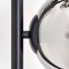 Koyoto Lampadaire 31 cm Chrome, Clair, Fumé, 3 lumières