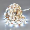 Melor Bande LED LED Blanc, 1 lumière, Télécommandes
