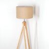 Soungou Lampadaire Chrome, Écru, 1 lumière