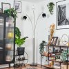 Bassagoda Lampadaire Nickel mat, Noir, 3 lumières
