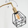 Yaak Lampadaire Laiton, Noir, 3 lumières