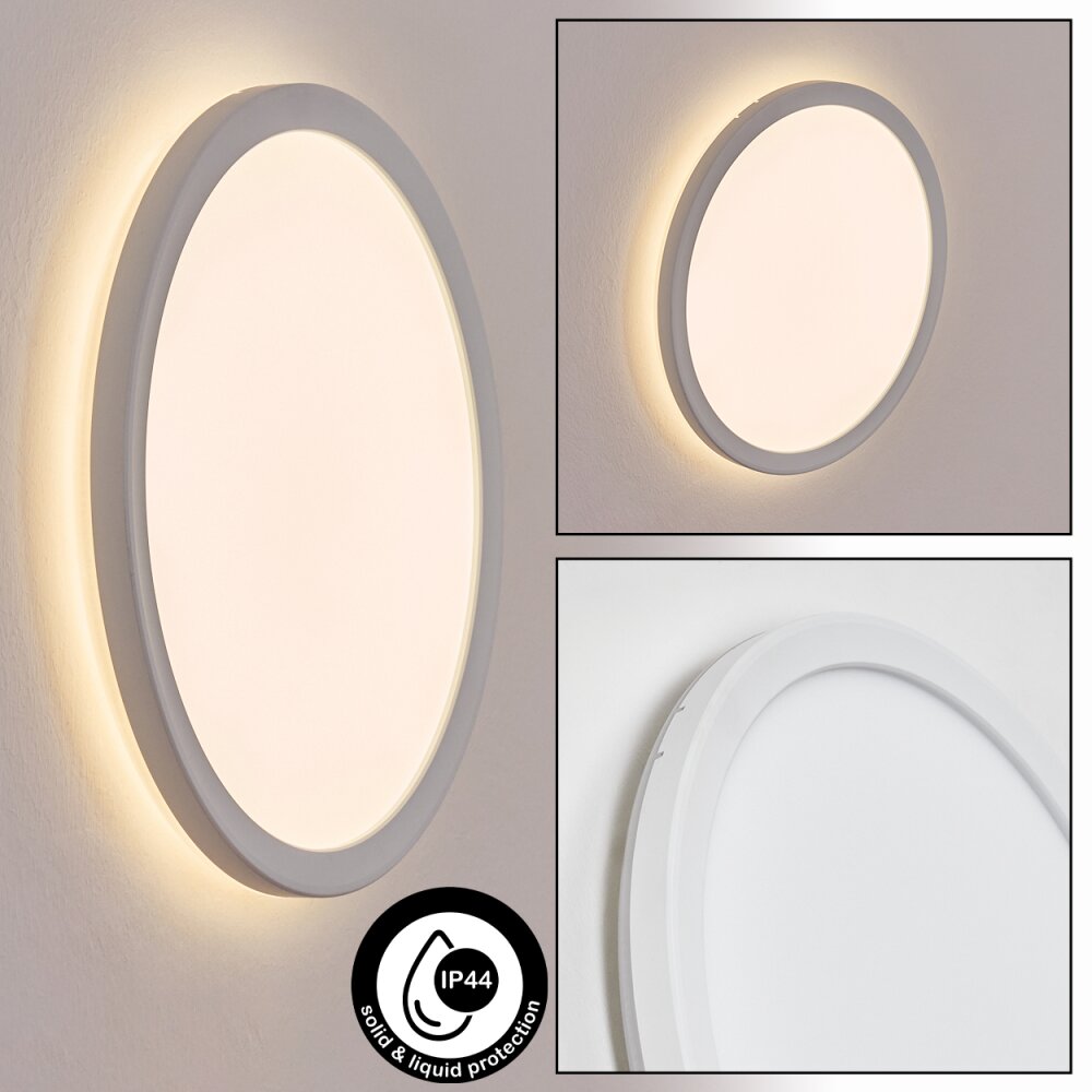 Qadir Lampe murale d´extérieur, Applique murale LED Blanc, 1 lumière main product photo