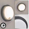 Jelad Lampe murale d´extérieur, Applique murale LED Noir, 1 lumière, Détecteur de mouvement