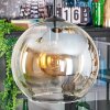 Koyoto Suspension, Boule lumineuse, Suspension grappe Ambre, Clair, 3 lumières