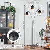 Alsen Lampadaire Noir, 3 lumières