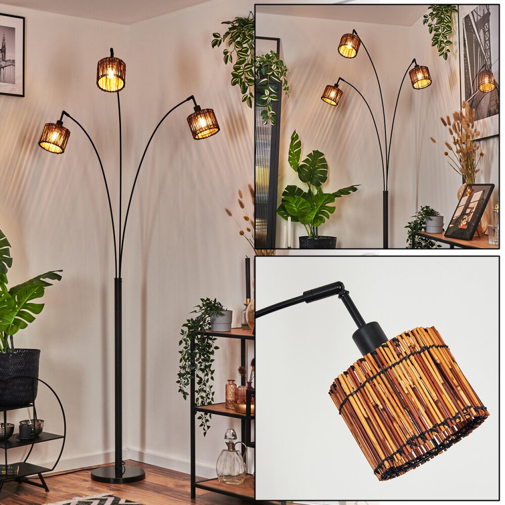 Cando Lampadaire Noir, 3 lumières main product photo