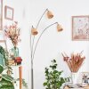 Lindberg Lampadaire Nickel mat, Noir, 3 lumières
