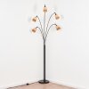 Lindberg Lampadaire Noir, 5 lumières