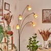 Lindberg Lampadaire Nickel mat, Noir, 5 lumières