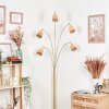 Lindberg Lampadaire Laiton, Noir, 5 lumières