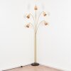 Lindberg Lampadaire Laiton, Noir, 5 lumières
