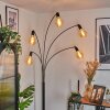 Codecro Lampadaire Noir, Blanc, 5 lumières