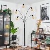 Codecro Lampadaire Noir, Blanc, 5 lumières