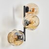 Ripoll Boule lumineuse, Applique murale Ambre, 3 lumières