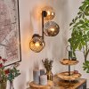 Ripoll Boule lumineuse, Applique murale Ambre, Fumé, 3 lumières