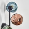 Ripoll Boule lumineuse, Applique murale Bleu, Vert, Cuivré, 3 lumières