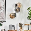 Ripoll Boule lumineuse, Applique murale Ambre, Fumé, 3 lumières