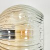 Ripoll Boule lumineuse, Applique murale Ambre, Clair, Fumé, 3 lumières