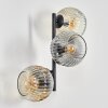 Ripoll Boule lumineuse, Applique murale Ambre, Clair, Fumé, 3 lumières