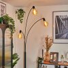 Codecreo Lampadaire Noir, Blanc, 3 lumières