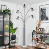 Yaak Lampadaire Noir, Blanc, 5 lumières