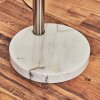 Codecreo Lampadaire Nickel mat, Noir, Blanc, 5 lumières